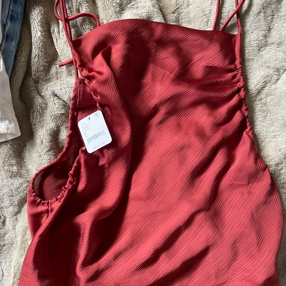 Intimately Free People Tie Shoulder Cowl Neck Top - Picture 3 of 4